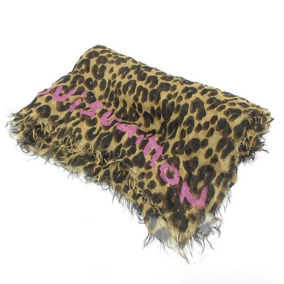 louis vuitton leopard shawl
